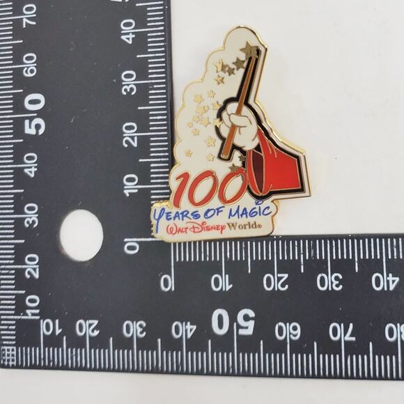 Walt Disney World 100 Years of Magic Pin - Sorcerer Mickey - Picture 7 of 7